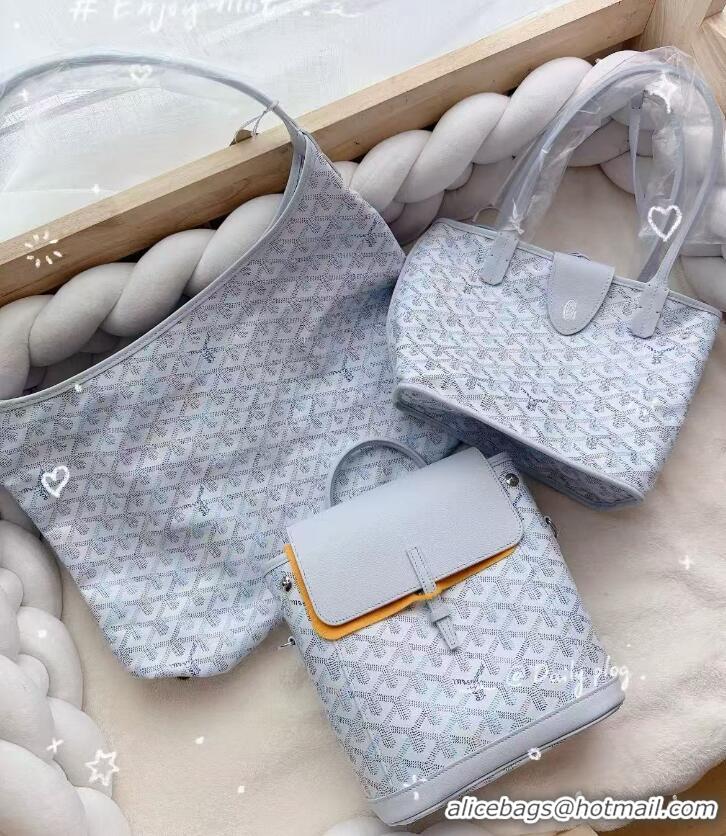 Low Cost Goyard Original Alpin Backpack Mini G8710 Multicolored Polar Blue