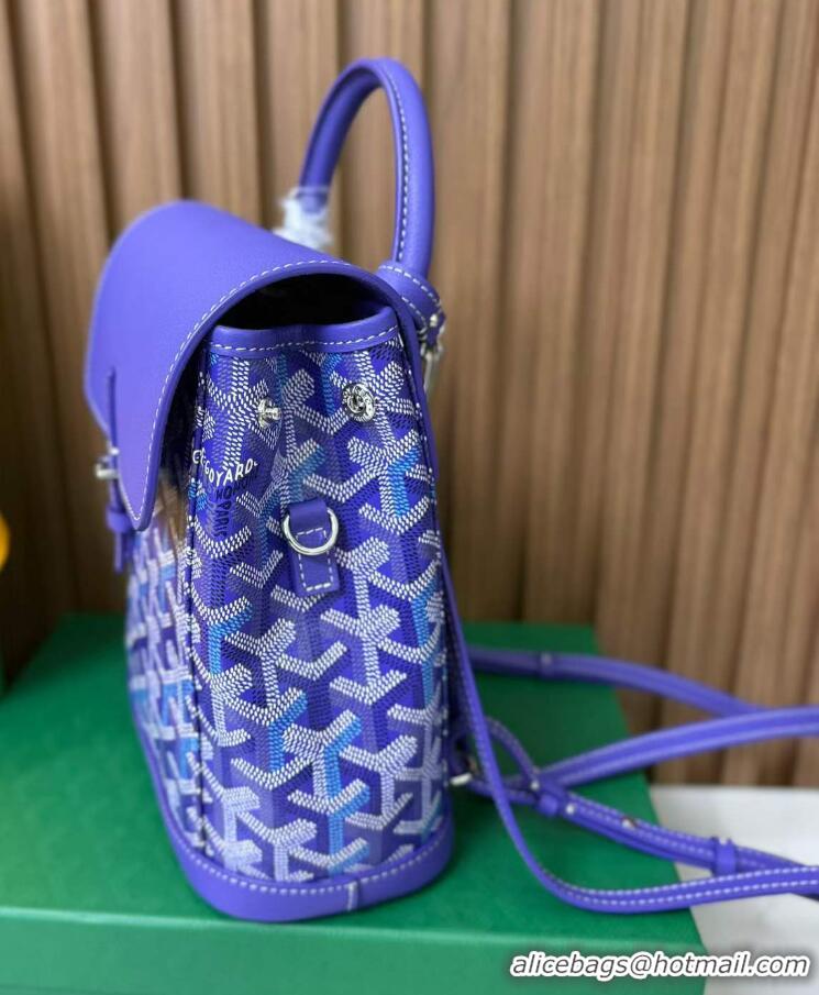 Trendy Design Goyard Original Alpin Backpack Mini G8710 Multicolored Blueberry Purple