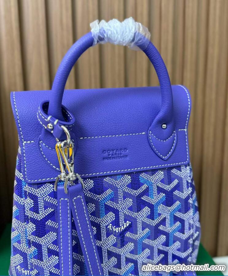 Trendy Design Goyard Original Alpin Backpack Mini G8710 Multicolored Blueberry Purple