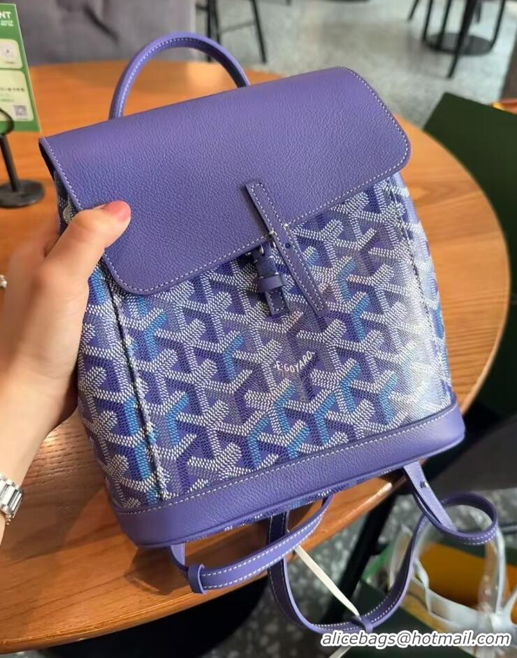 Trendy Design Goyard Original Alpin Backpack Mini G8710 Multicolored Blueberry Purple