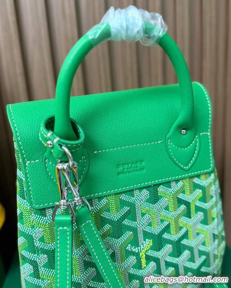 Shop Inexpensive Goyard Original Alpin Backpack Mini G8710 Multicolored Meadow Green