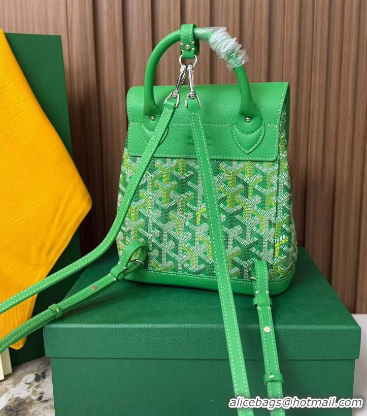 Shop Inexpensive Goyard Original Alpin Backpack Mini G8710 Multicolored Meadow Green