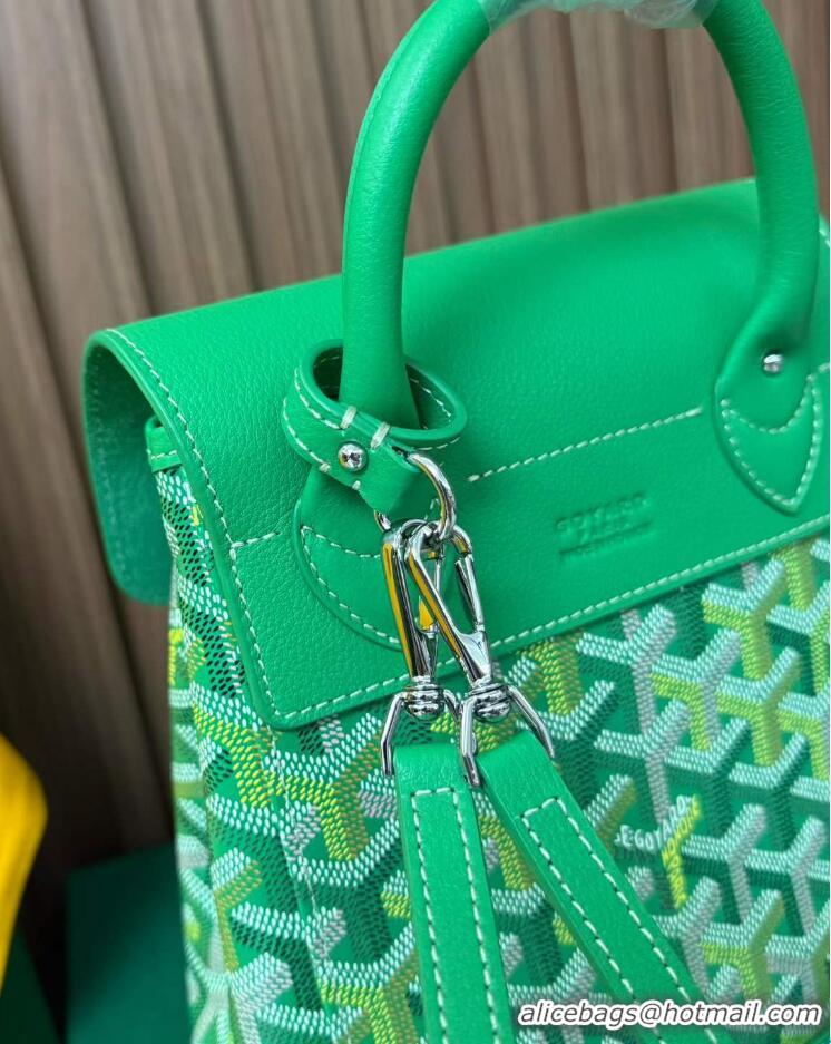 Shop Inexpensive Goyard Original Alpin Backpack Mini G8710 Multicolored Meadow Green