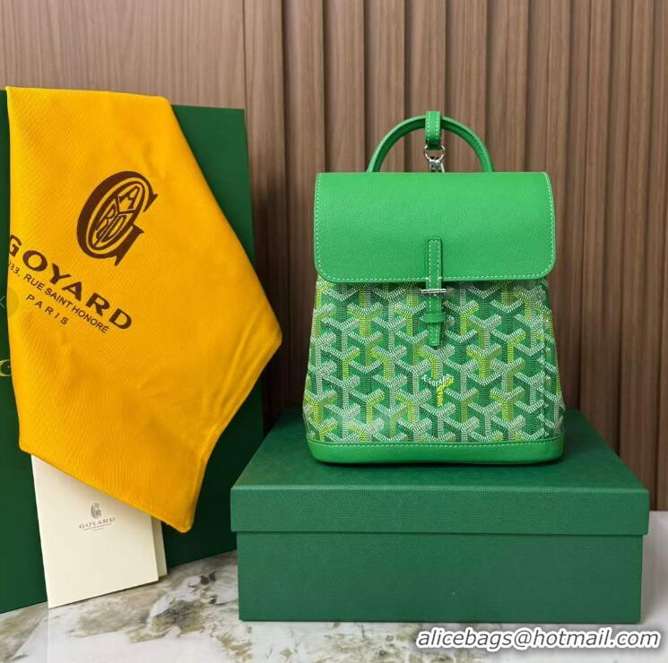 Shop Inexpensive Goyard Original Alpin Backpack Mini G8710 Multicolored Meadow Green
