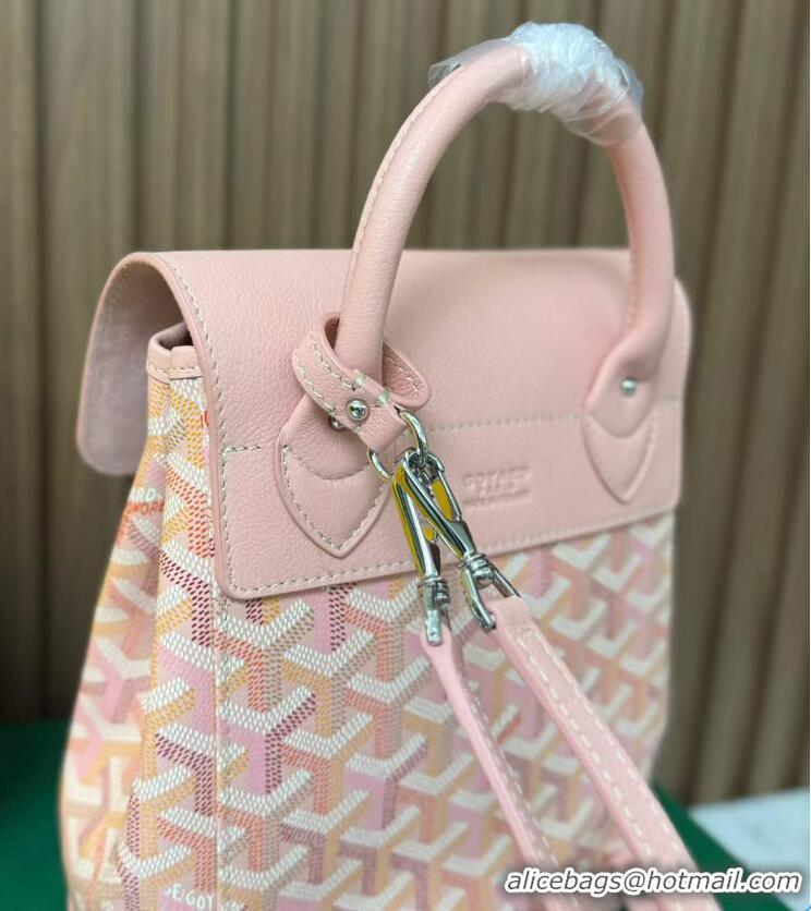 Best Price Goyard Original Alpin Backpack Mini G8710 Multicolored Powder Pink