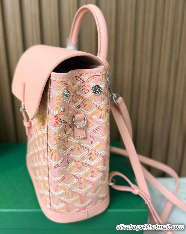 Best Price Goyard Original Alpin Backpack Mini G8710 Multicolored Powder Pink