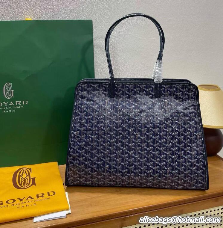 Best Price Goyard Original Sac Hardy Tote Bag 8955 Navy Blue