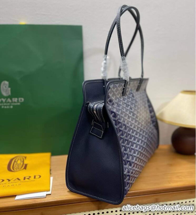 Best Price Goyard Original Sac Hardy Tote Bag 8955 Navy Blue