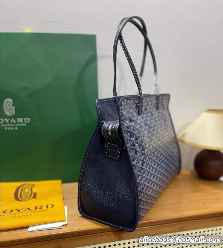 Best Price Goyard Original Sac Hardy Tote Bag 8955 Navy Blue