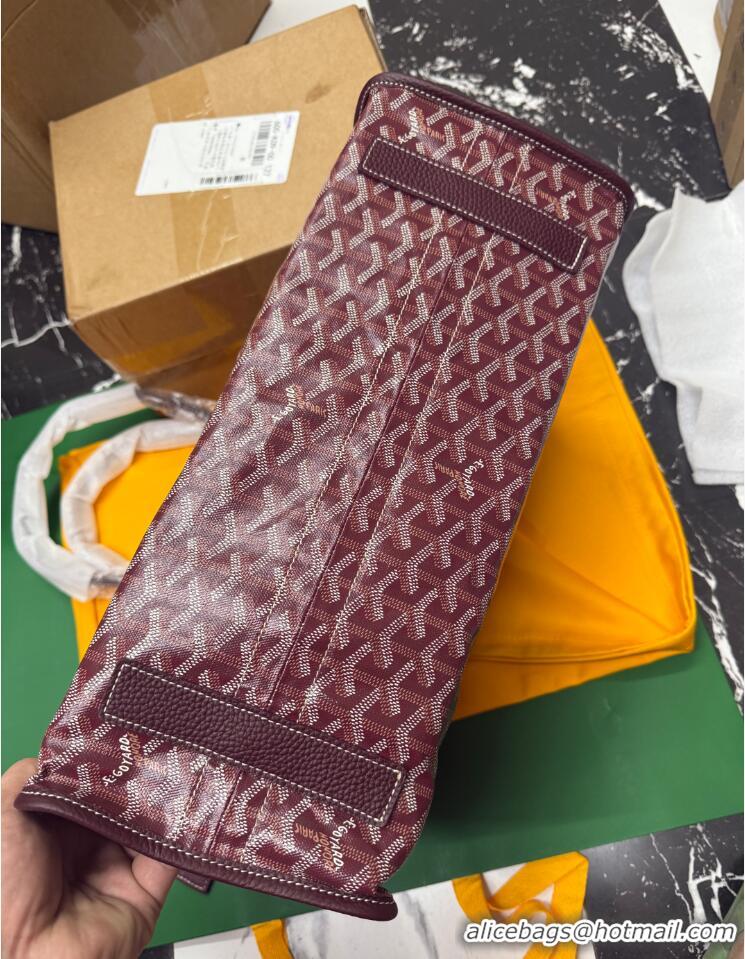 Super Quality Goyard Original Sac Hardy Tote Bag 8955 Burgundy