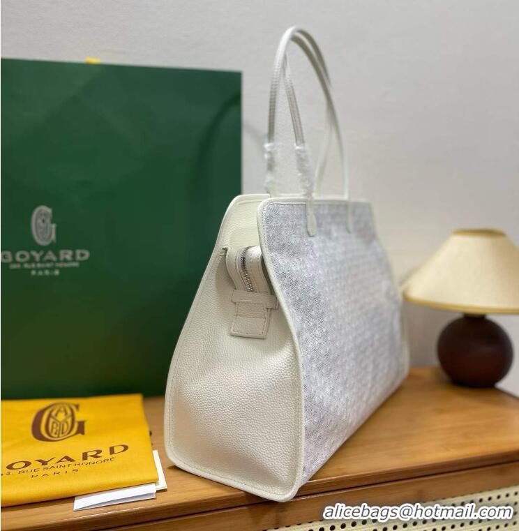 Low Price Goyard Original Sac Hardy Tote Bag 8955 White