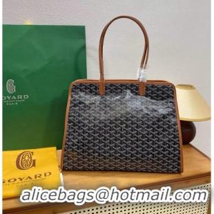 Top Sell Goyard Original Sac Hardy Bag 8955 Black And Tan