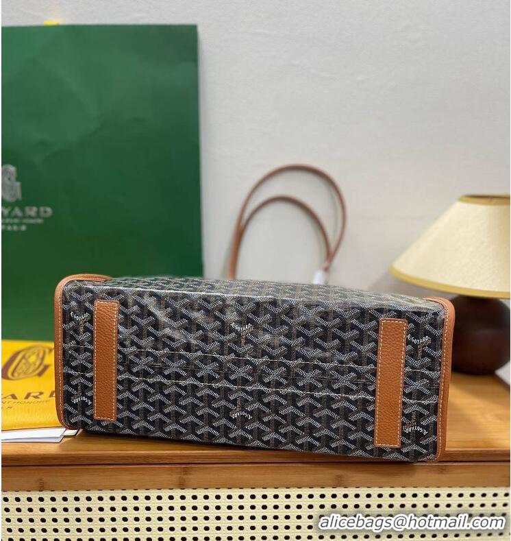 Top Sell Goyard Original Sac Hardy Bag 8955 Black And Tan