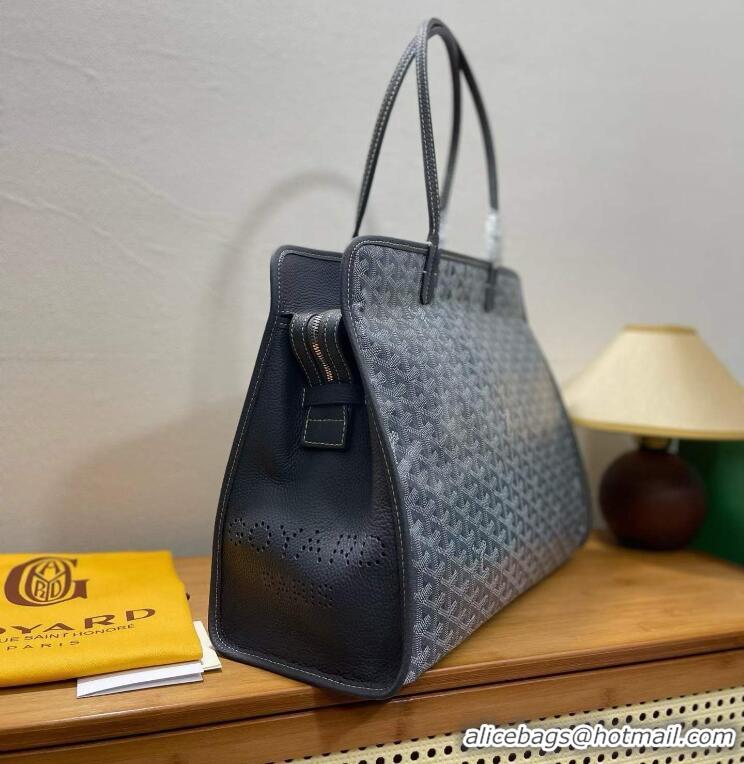 Purchase Goyard Original Sac Hardy Tote Bag 8955 Dark Grey