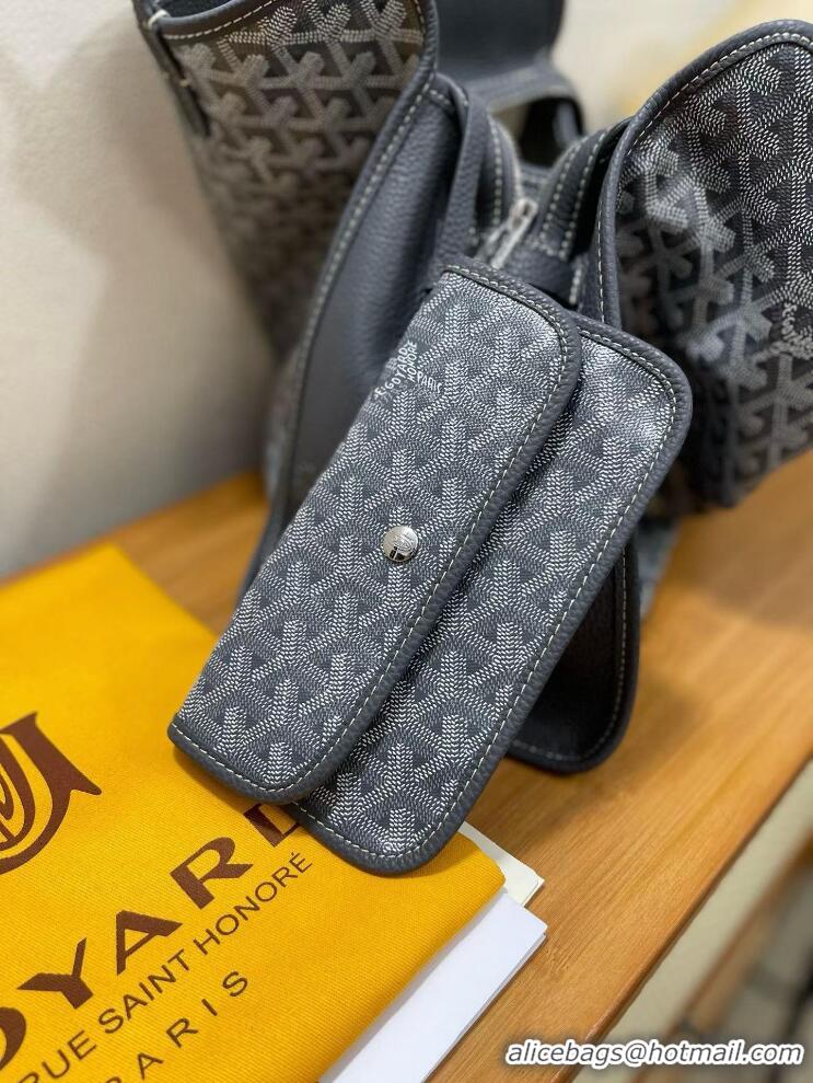 Purchase Goyard Original Sac Hardy Tote Bag 8955 Dark Grey