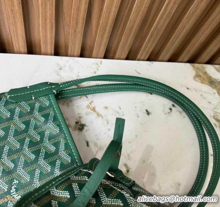 Buy Discount Goyard Original Saint Louis Tote Bag GM 18212 Green