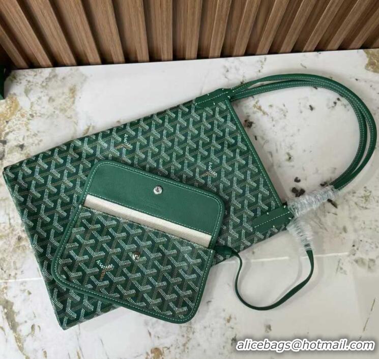 Buy Discount Goyard Original Saint Louis Tote Bag GM 18212 Green