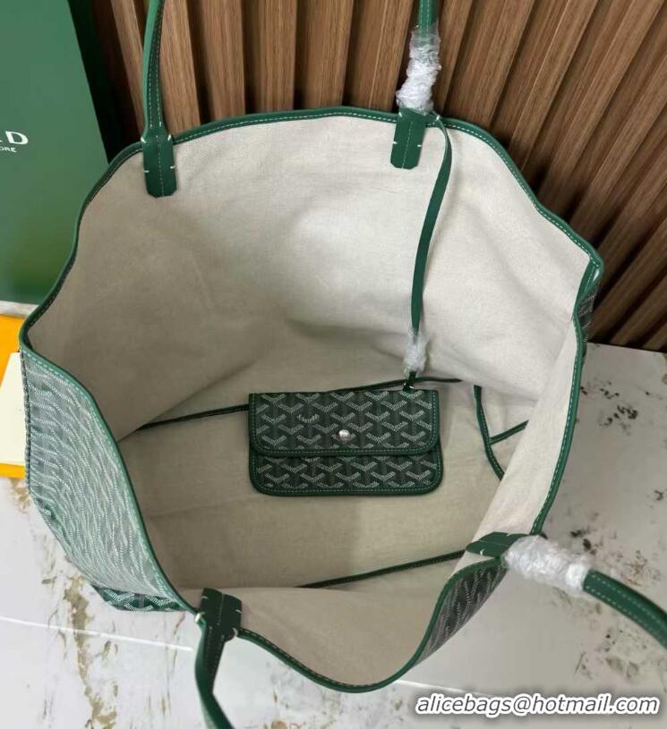 Buy Discount Goyard Original Saint Louis Tote Bag GM 18212 Green