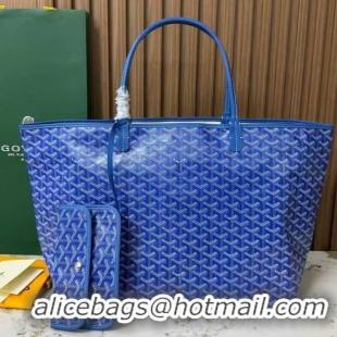 Shop Cheap Goyard Original Saint Louis Tote Bag GM 18212 Light Blue