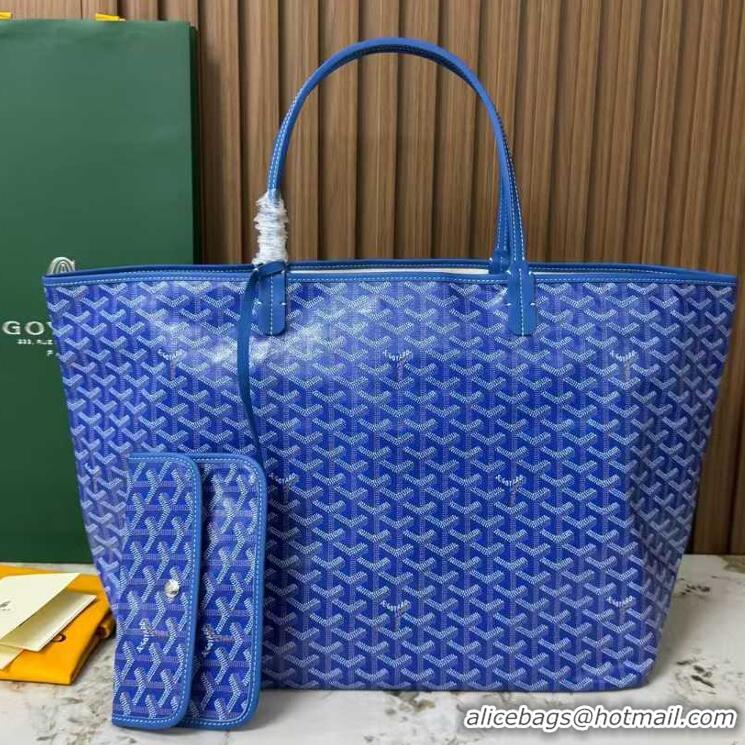Shop Cheap Goyard Original Saint Louis Tote Bag GM 18212 Light Blue