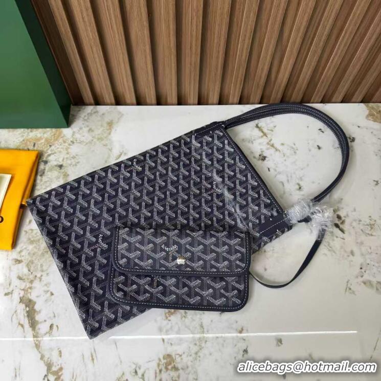 ​Imitation Goyard Original Saint Louis Tote Bag GM 18212 Navy Blue