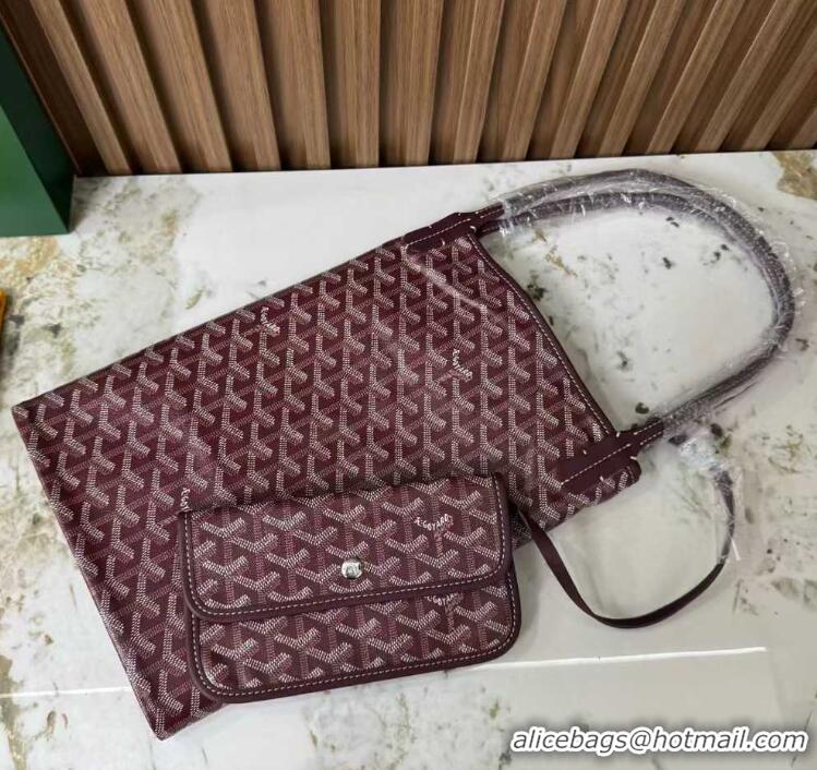 Low Price Goyard Original Saint Louis Tote Bag GM 18212 Bungundy