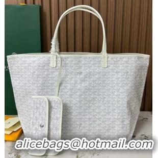 Most Popular Goyard Original Saint Louis Tote Bag GM 18212 White