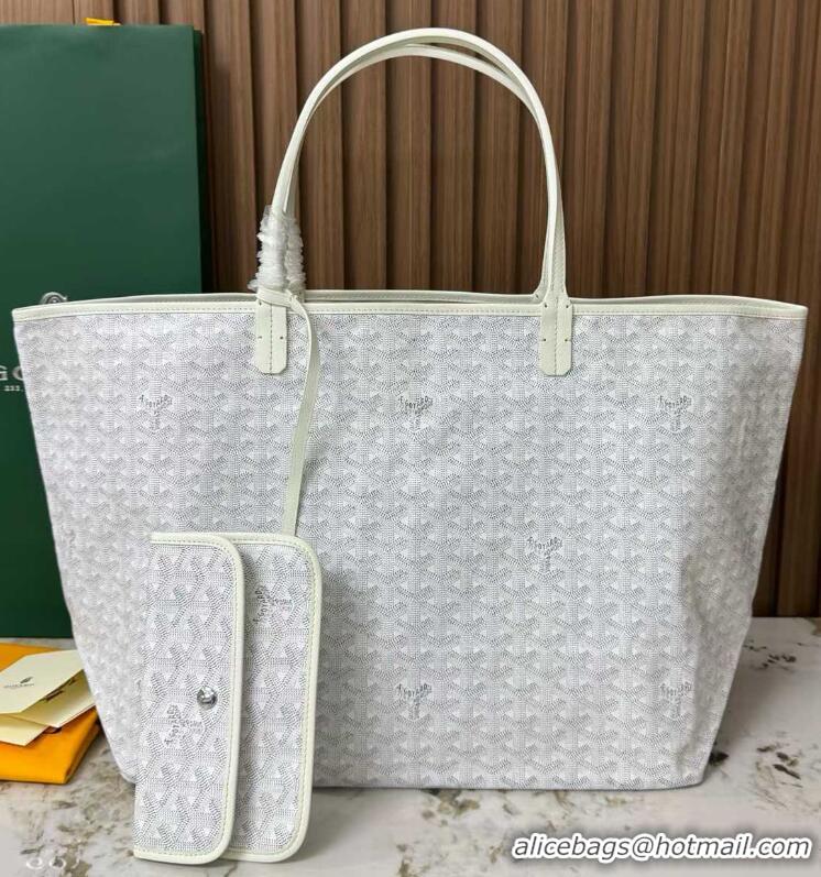 Most Popular Goyard Original Saint Louis Tote Bag GM 18212 White