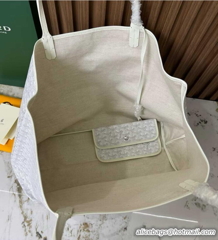 Most Popular Goyard Original Saint Louis Tote Bag GM 18212 White