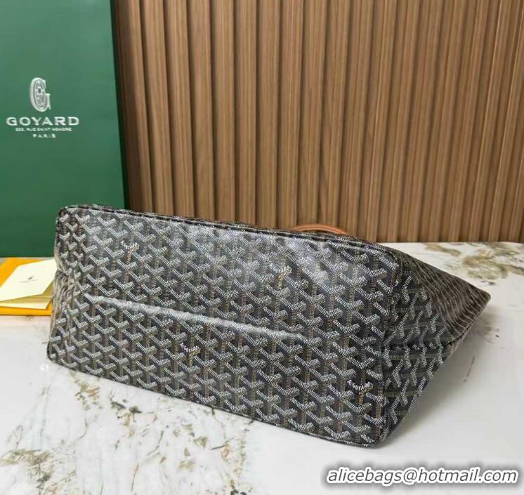 Cheap Goyard Original Saint Louis Tote Bag GM 18212 Black And Tan