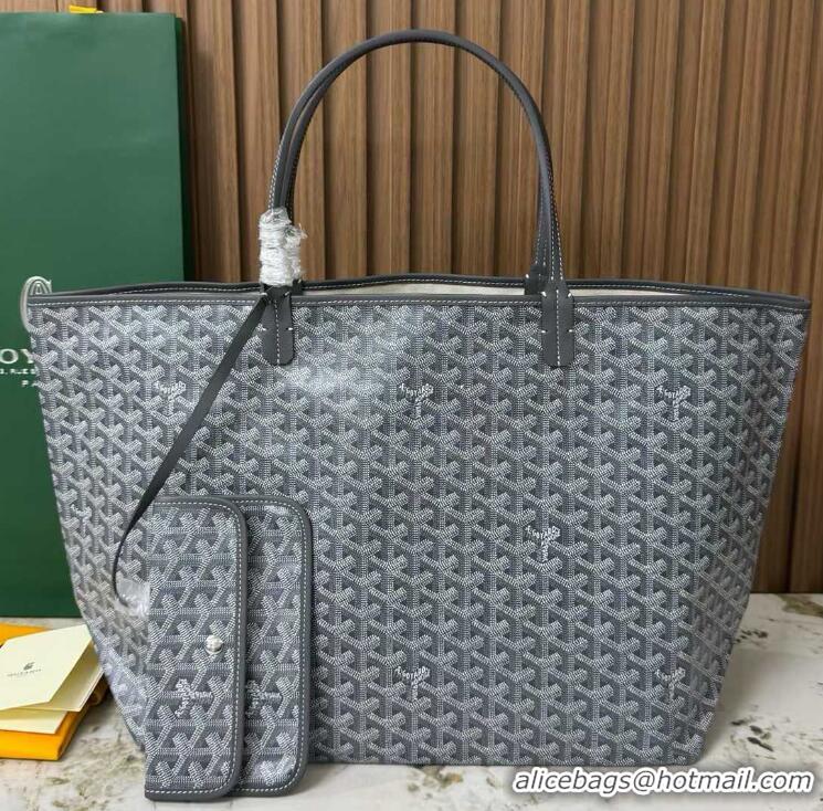 Hot Sell Goyard Original Saint Louis Tote Bag GM 18212 Dark Grey