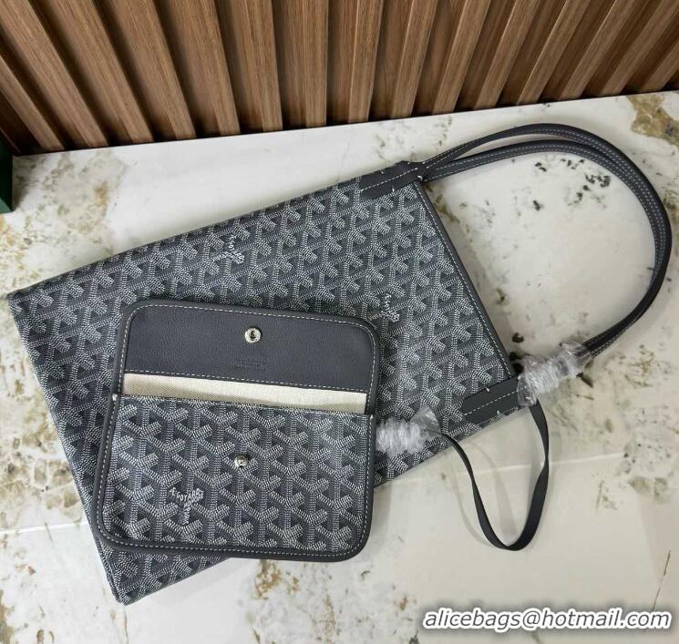 Hot Sell Goyard Original Saint Louis Tote Bag GM 18212 Dark Grey