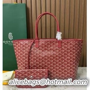 Free Shipping Goyard Original St Louis Tote PM 18212 Red