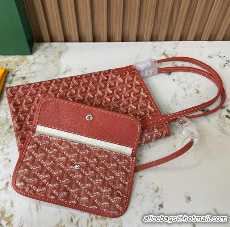 Free Shipping Goyard Original St Louis Tote PM 18212 Red