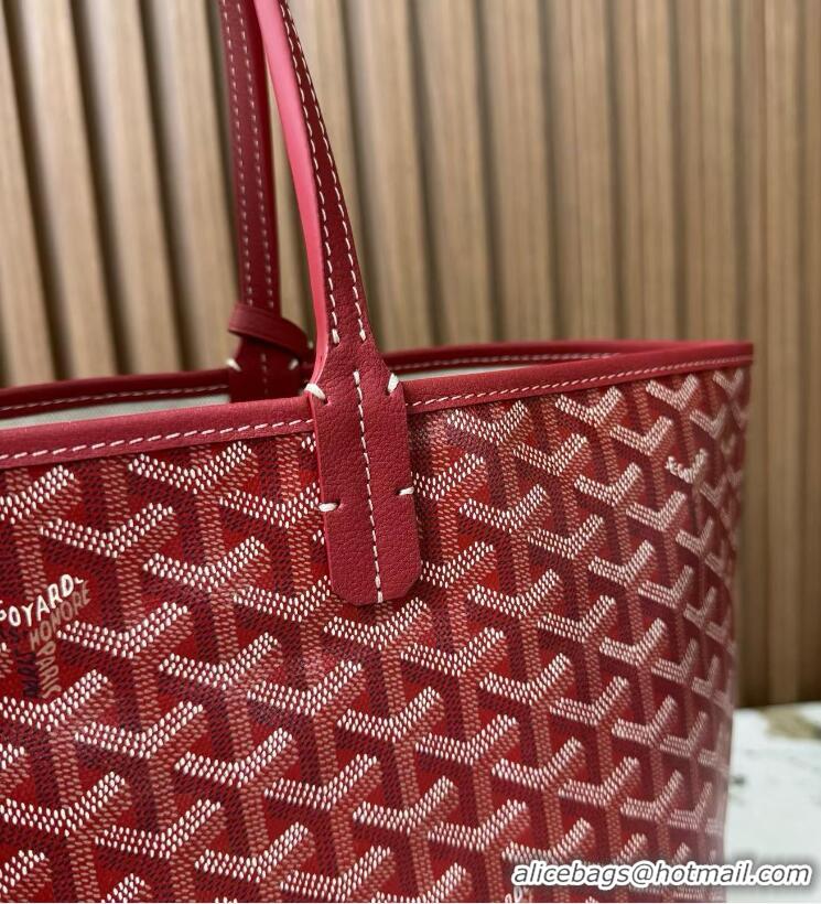 Free Shipping Goyard Original St Louis Tote PM 18212 Red