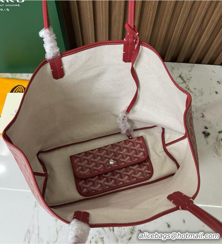 Free Shipping Goyard Original St Louis Tote PM 18212 Red