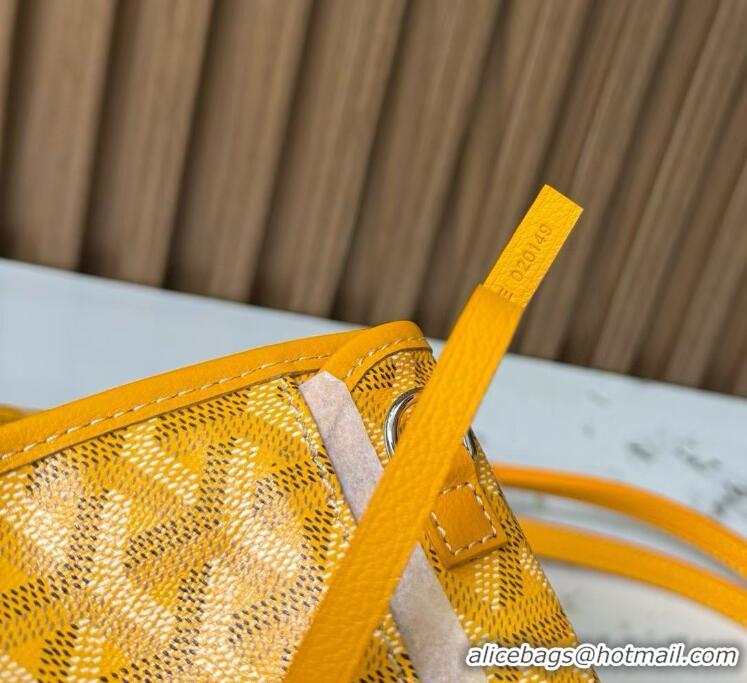 Buy Discount Goyard Original St Louis Tote PM 18212 Yellow