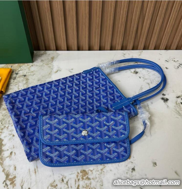 Top Quality Goyard Original St Louis Tote PM 18212 Light Blue