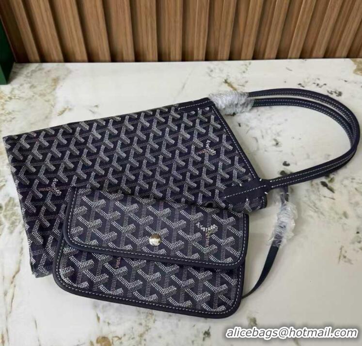 Wholesale Goyard Original St Louis Tote PM 18212 Navy Blue
