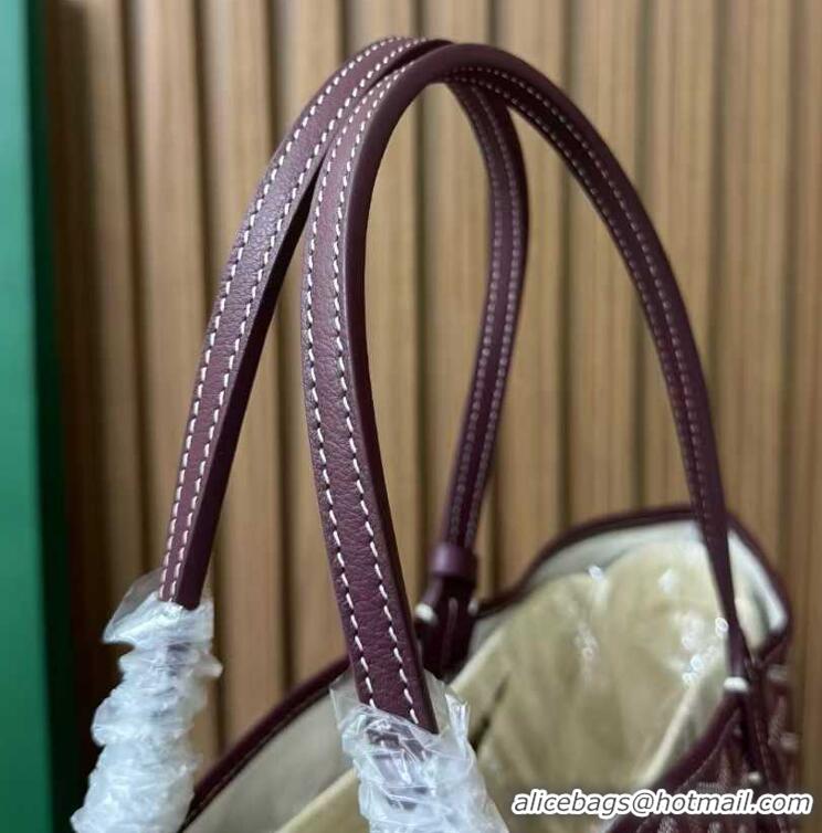 Top Quality Goyard Original St Louis Tote PM 18212 Bungundy