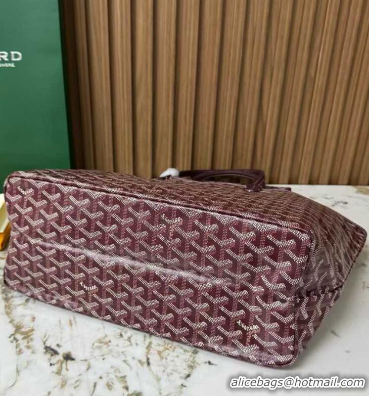 Top Quality Goyard Original St Louis Tote PM 18212 Bungundy