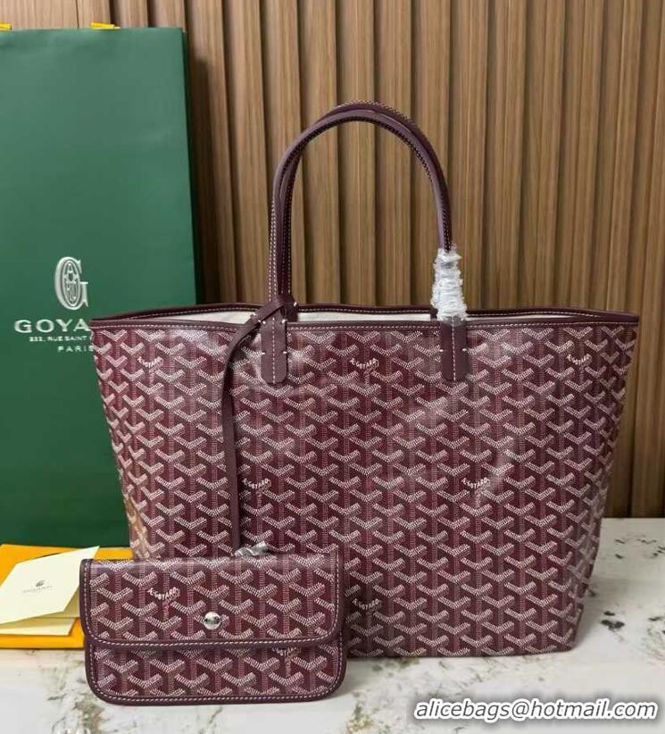 Top Quality Goyard Original St Louis Tote PM 18212 Bungundy