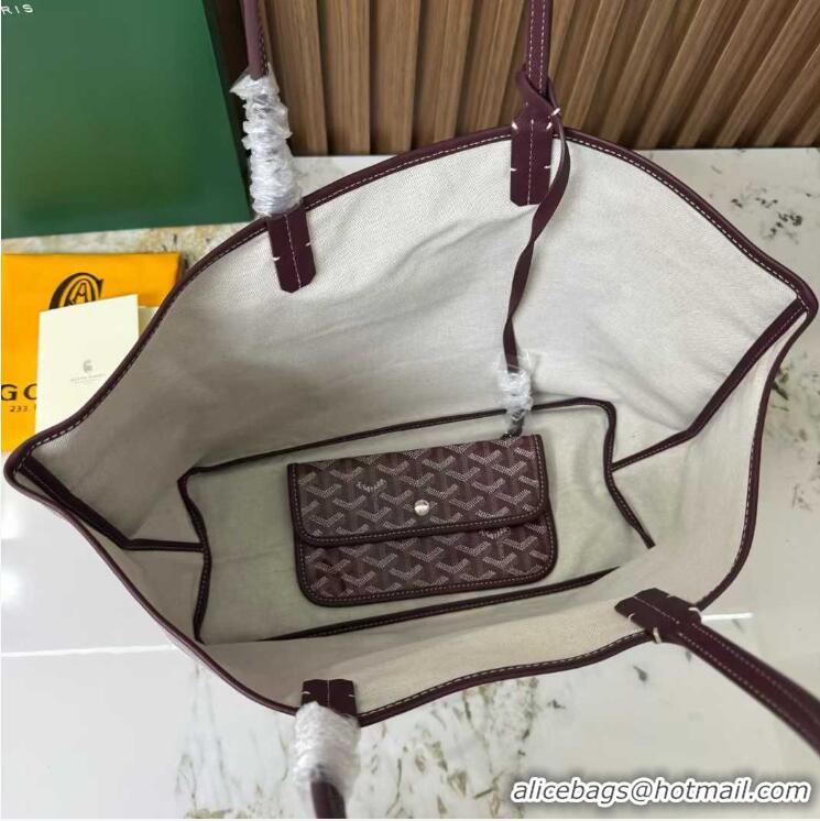 Top Quality Goyard Original St Louis Tote PM 18212 Bungundy