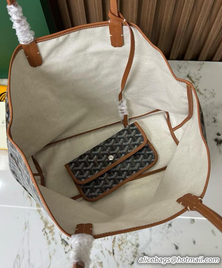 Discount Goyard  Original St Louis Tote PM 18212 Black And Tan
