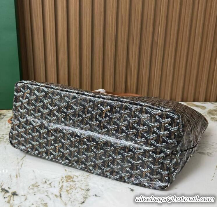 Discount Goyard  Original St Louis Tote PM 18212 Black And Tan