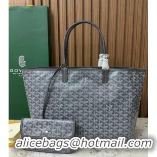 Buy Classic Goyard Original St Louis Tote PM 18212 Dark Grey