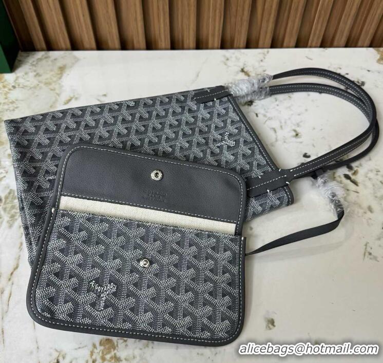 Buy Classic Goyard Original St Louis Tote PM 18212 Dark Grey