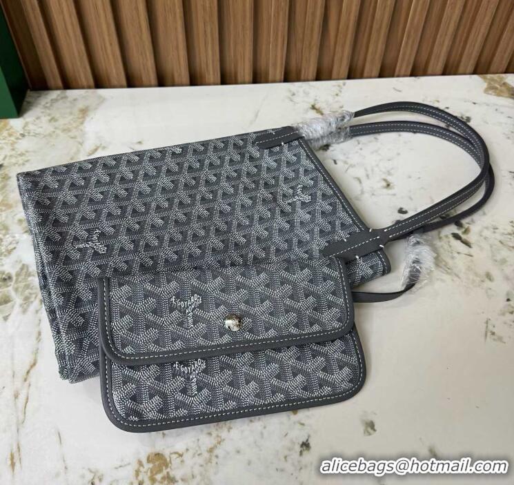 Buy Classic Goyard Original St Louis Tote PM 18212 Dark Grey
