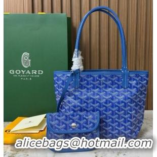 Hot Sell Goyard Original Saint Louis Tote MINI 18212 Light Blue