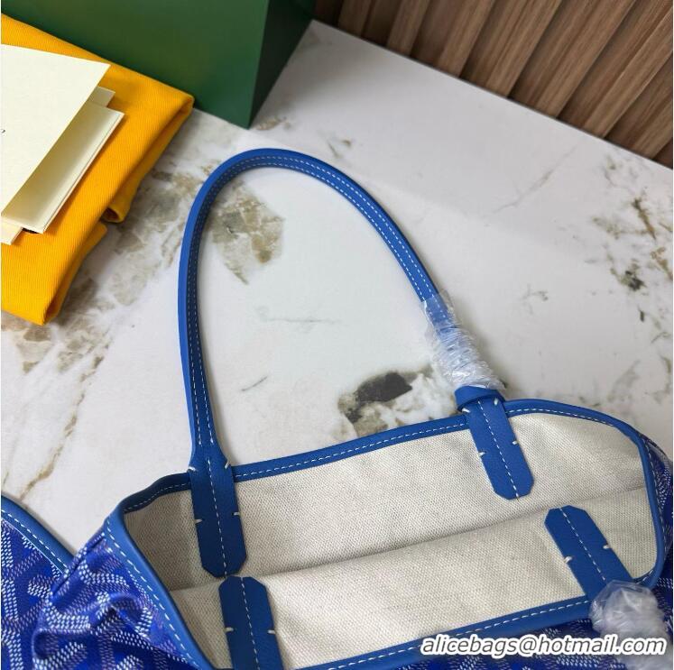 Hot Sell Goyard Original Saint Louis Tote MINI 18212 Light Blue